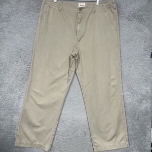 VTG Gap Pants Men's 38x30 Beige Modern Hipster Chino Straight Leg Trousers Y2K